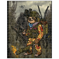 Sloth Puzzle - 11x14 inch | 252 Pieces
