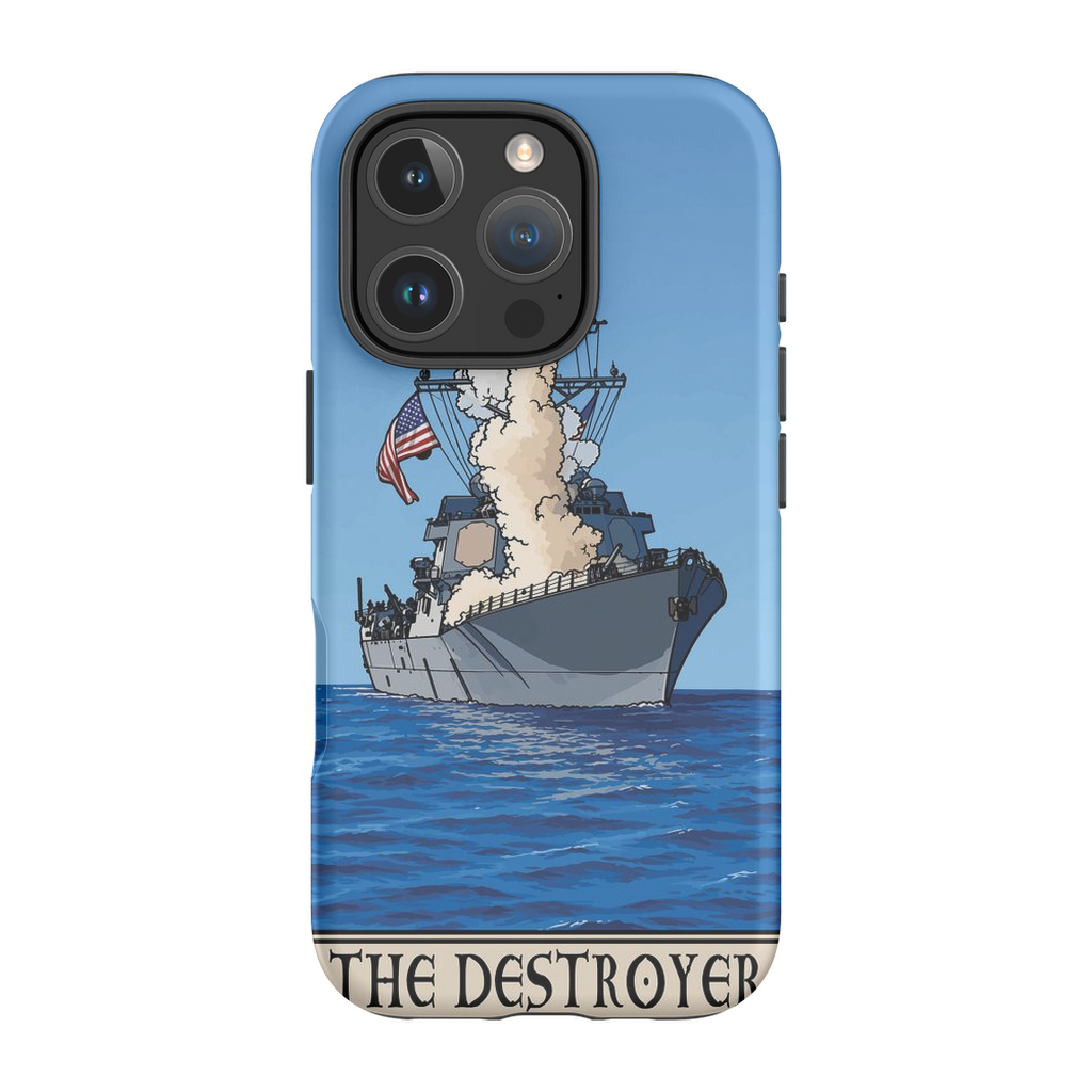 Destroyer Phone Case - Premium Glossy Tough Case / iPhone 16 Pro