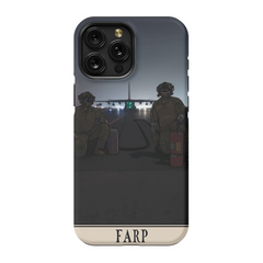 Forward Arming and Refueling Point (FARP) Phone Case - Premium Glossy Tough Case / iPhone 15 Pro Max