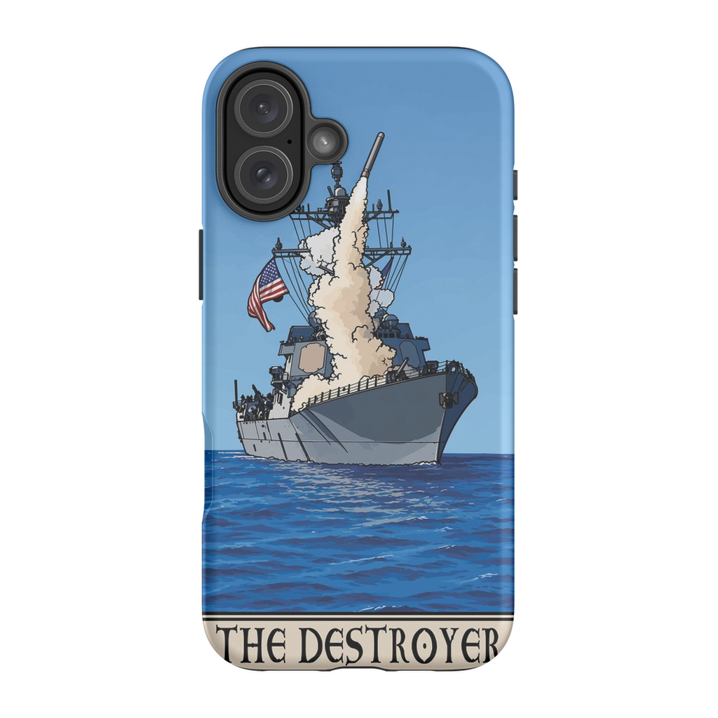 Destroyer Phone Case - Premium Glossy Tough Case / iPhone 16 Plus