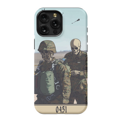 0451 Airborne and Air Delivery Specialist Phone Case - Premium Glossy Tough Case / iPhone 15 Pro Max