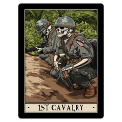 1st Cavalry Magnet