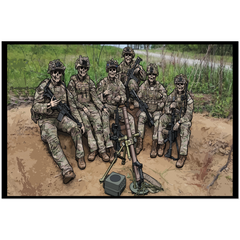 Mortars Acrylic Print - 1/4 inch / 12x18 inch