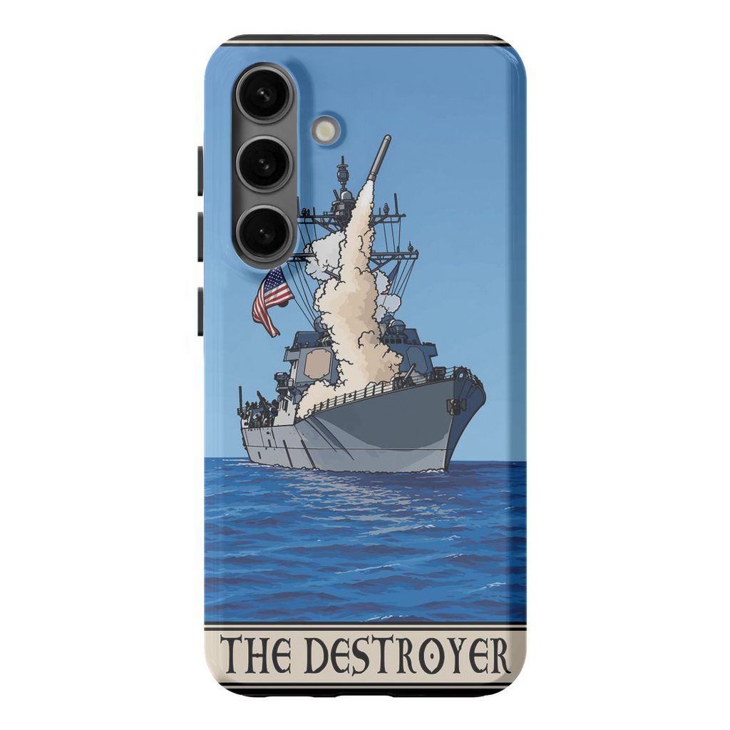 Destroyer Phone Case - Premium Glossy Tough Case / Samsung Galaxy S24