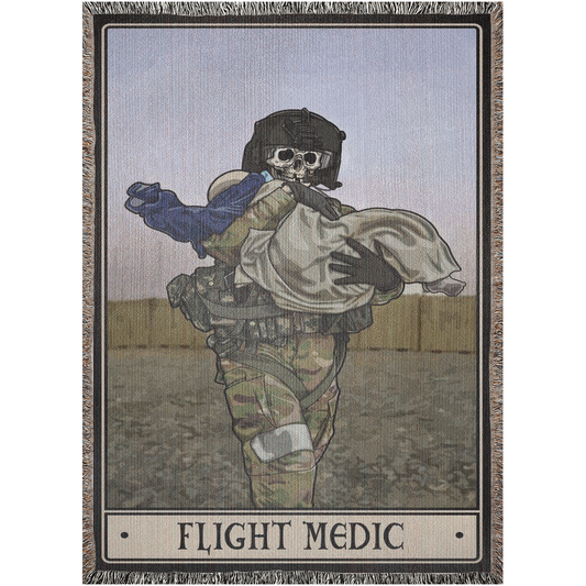 Flight Medic Woven Blanket