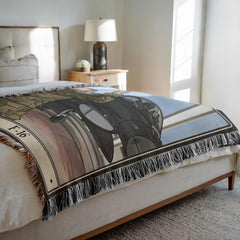 F-16 Fighter Woven Blanket - 60x80 inch / Graphics