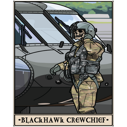 Blackhawk Crew Chief Acrylic Print