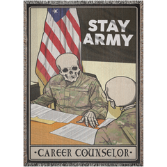 Career Counselor Woven Blanket