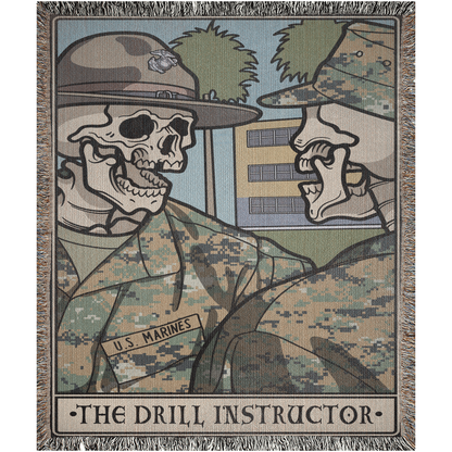 Drill Instructor Woven Blanket