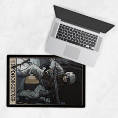 Door Gunner Desk Mat - 12x18 inch