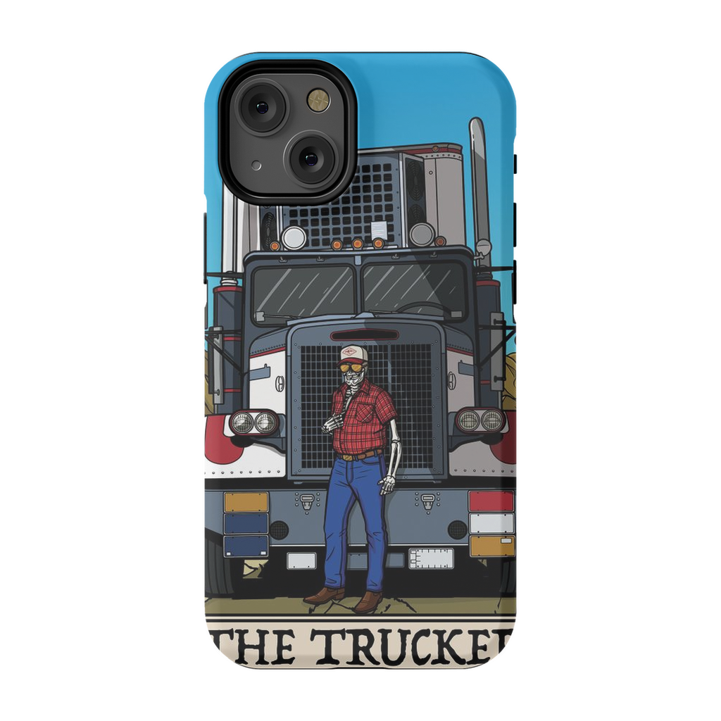 Trucker Phone Case - Premium Glossy Tough Case / iPhone 14