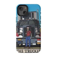 Trucker Phone Case - Premium Glossy Tough Case / iPhone 14