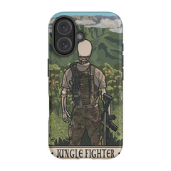 Jungle Fighter Phone Case - Premium Glossy Tough Case / iPhone 16