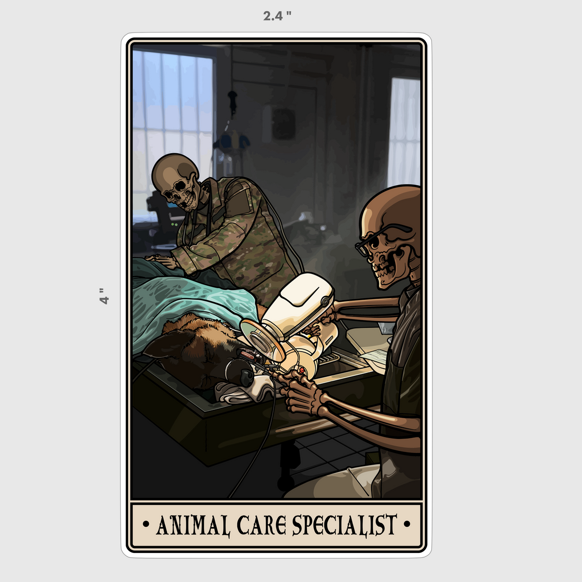 Animal Care Specialist Sticker