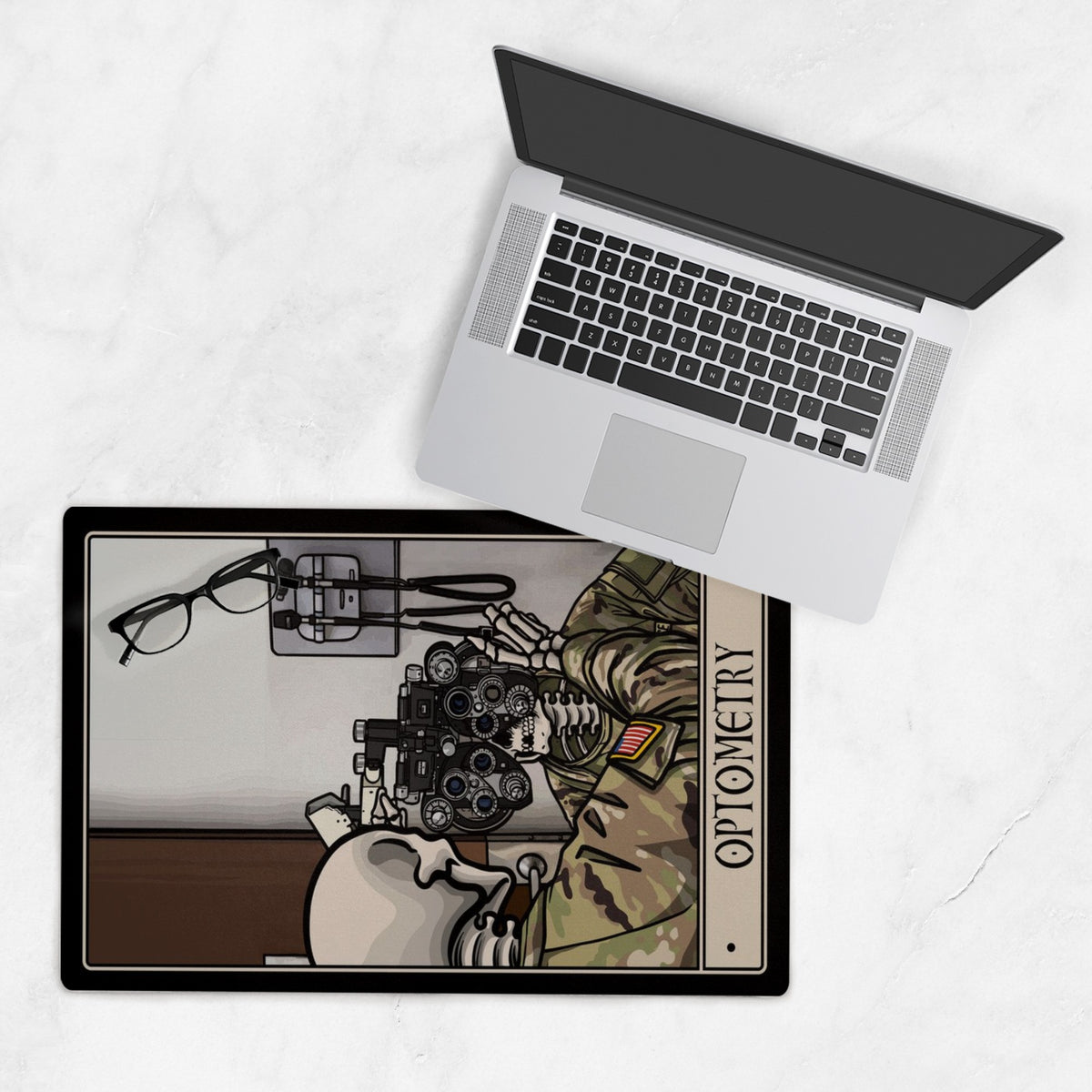 Optometry Desk Mat - 12x18 inch