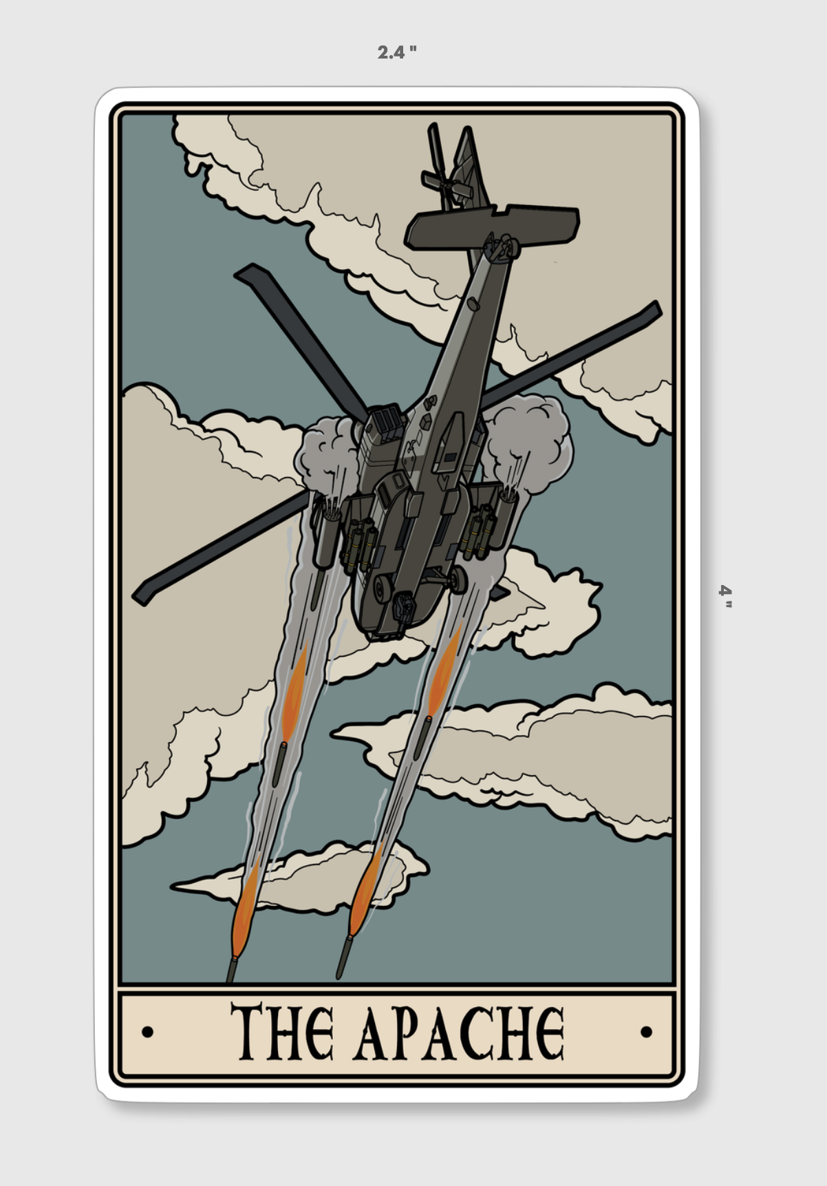 Apache Sticker – pltdaddy
