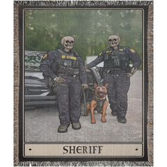 Sheriff Woven Blanket - 50x60 inch / Graphics