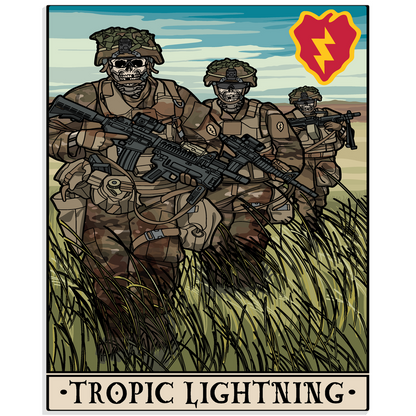 Tropic Lightning Acrylic Print