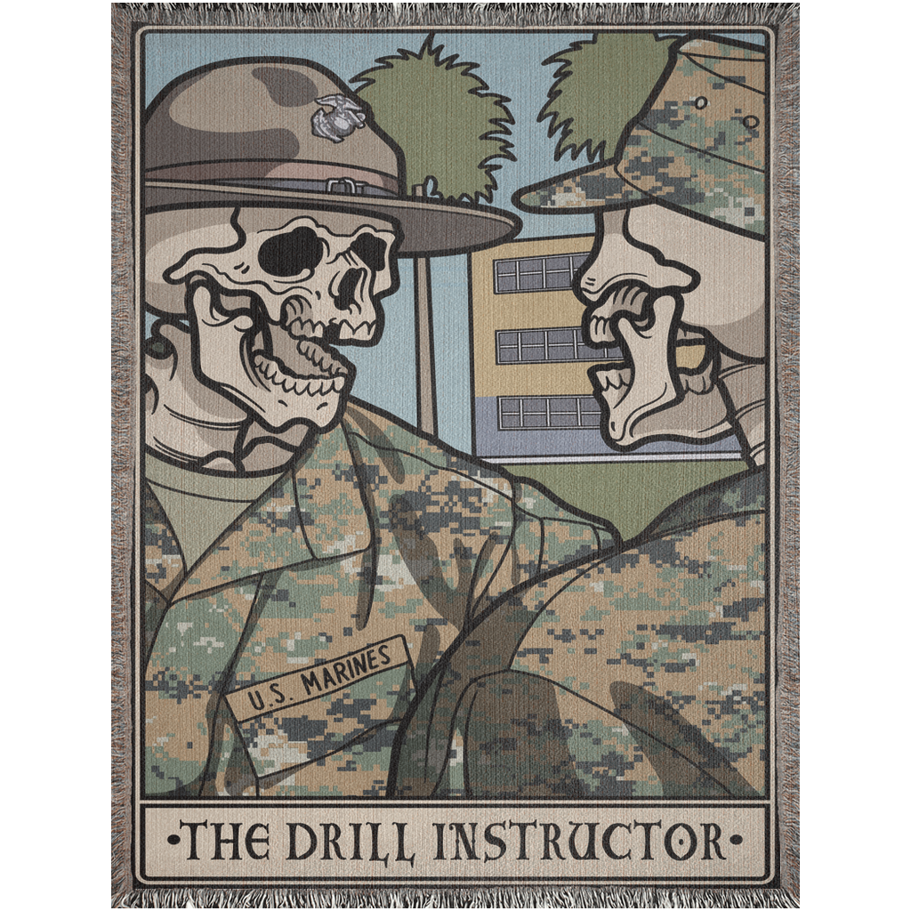 Drill Instructor Woven Blanket