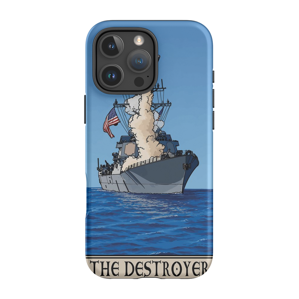Destroyer Phone Case - Premium Glossy Tough Case / iPhone 16 Pro Max