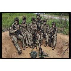Mortars Acrylic Print - 1/4 inch / 20x30 inch