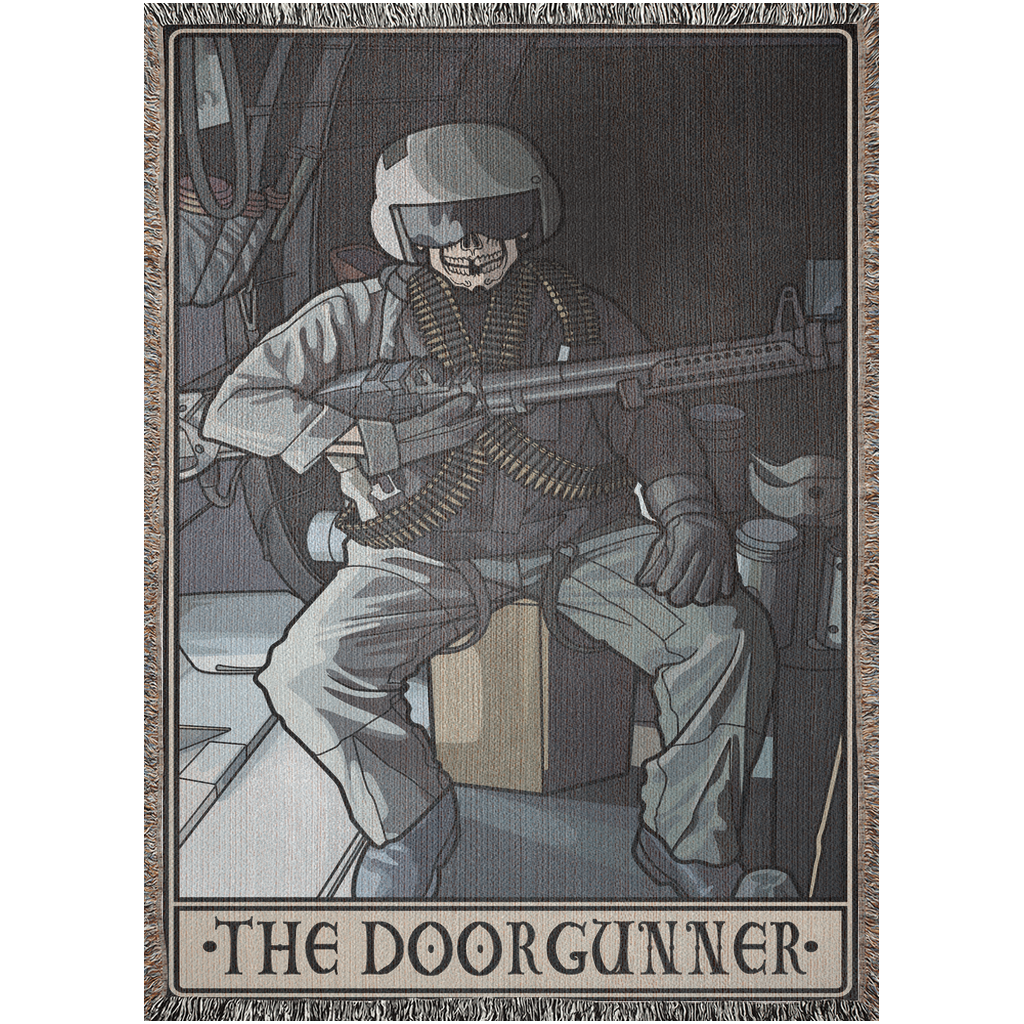 Door Gunner Woven Blanket