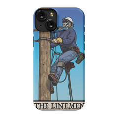 Lineman Phone Case - Premium Glossy Tough Case / iPhone 15 Plus