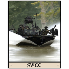Special Warfare Combatant-craft Crewman (SWCC) Acrylic Print - 1/4 inch / 11x14 inch