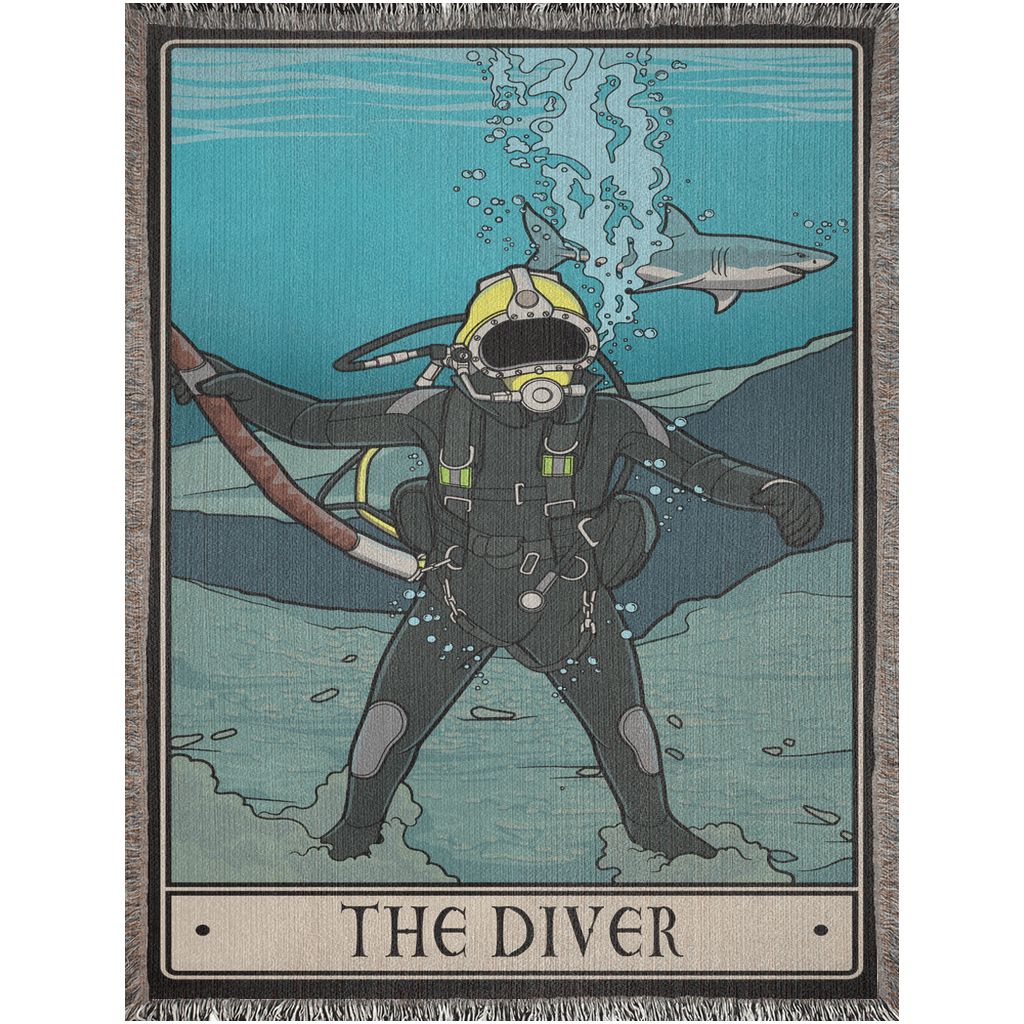 The Diver Woven Blanket