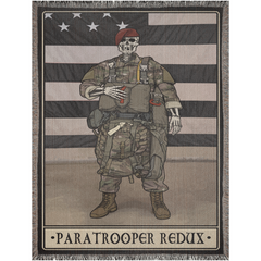 Paratrooper Redux Woven Blanket