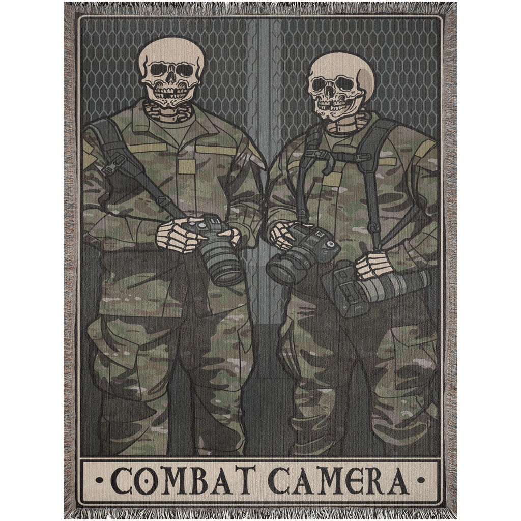 Combat Camera Woven Blanket