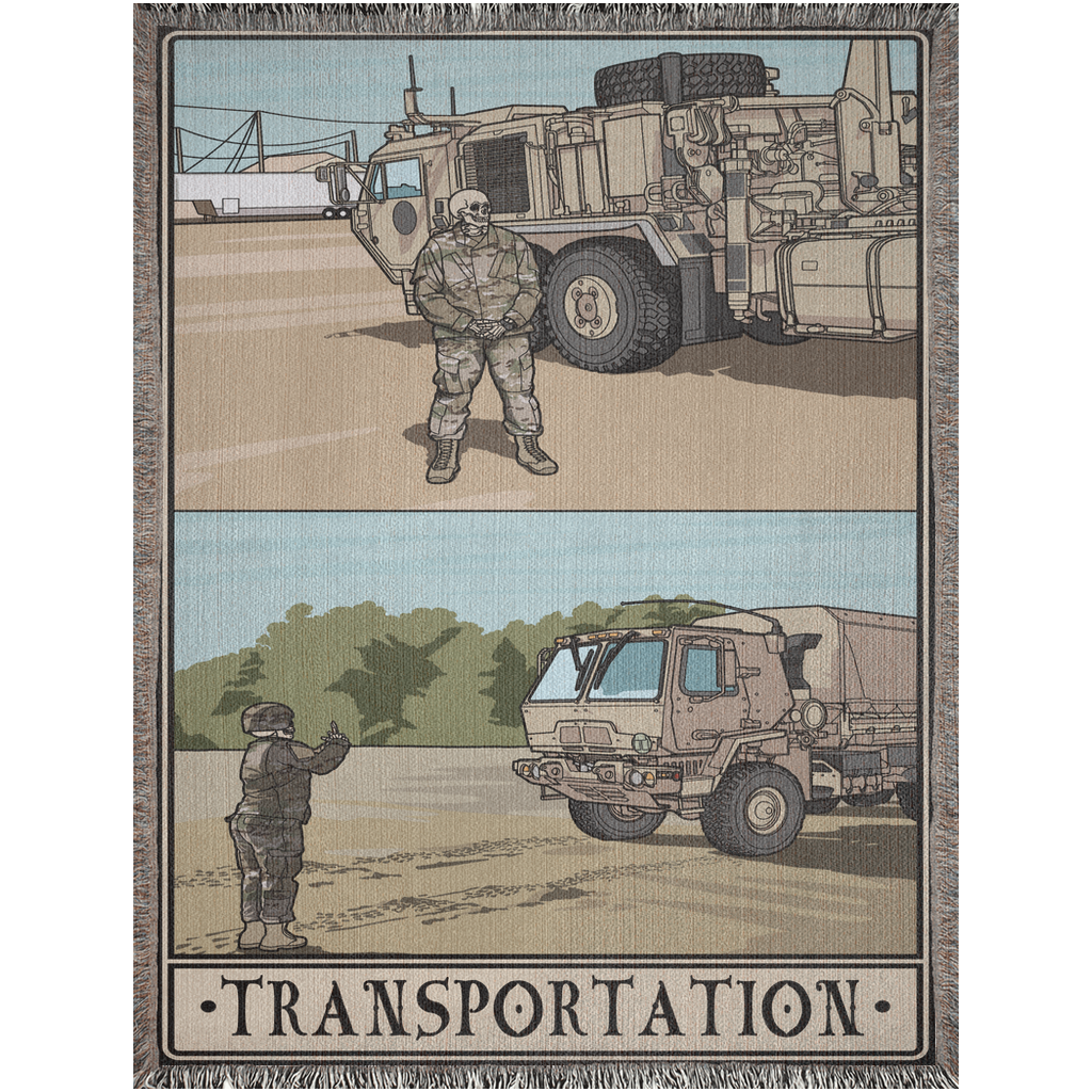 Transportation Woven Blanket