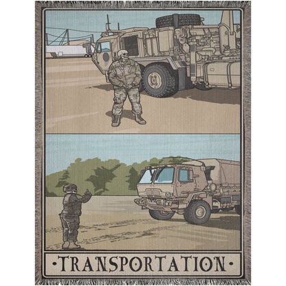 Transportation Woven Blanket