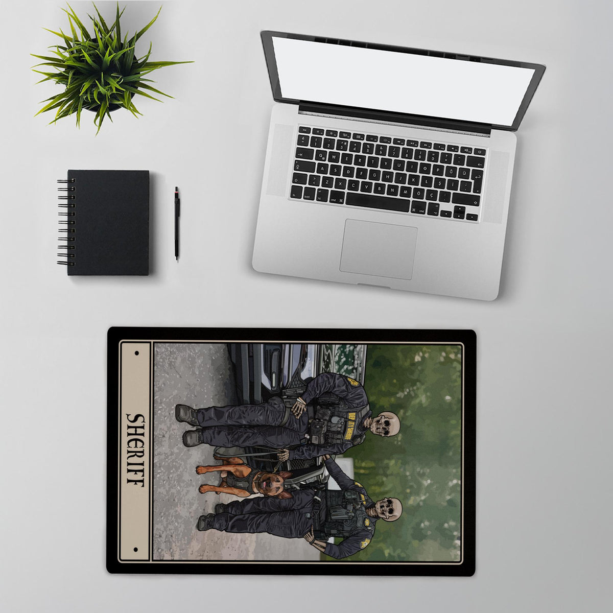 Sheriff Desk Mat
