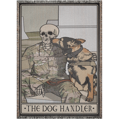 Dog Handler Woven Blanket