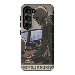 Geospatial Intelligence Phone Case - Premium Glossy Tough Case / Samsung Galaxy S23