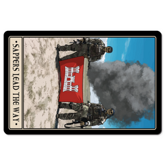 Sappers Lead The Way Desk Mat