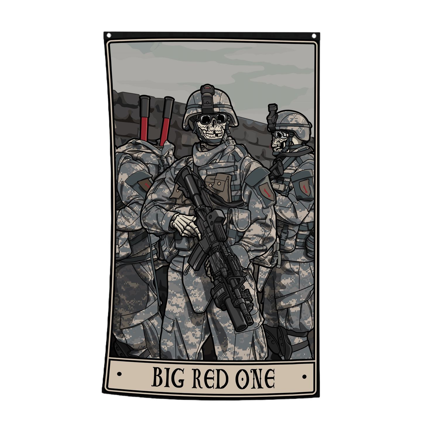 Big Red One Flag