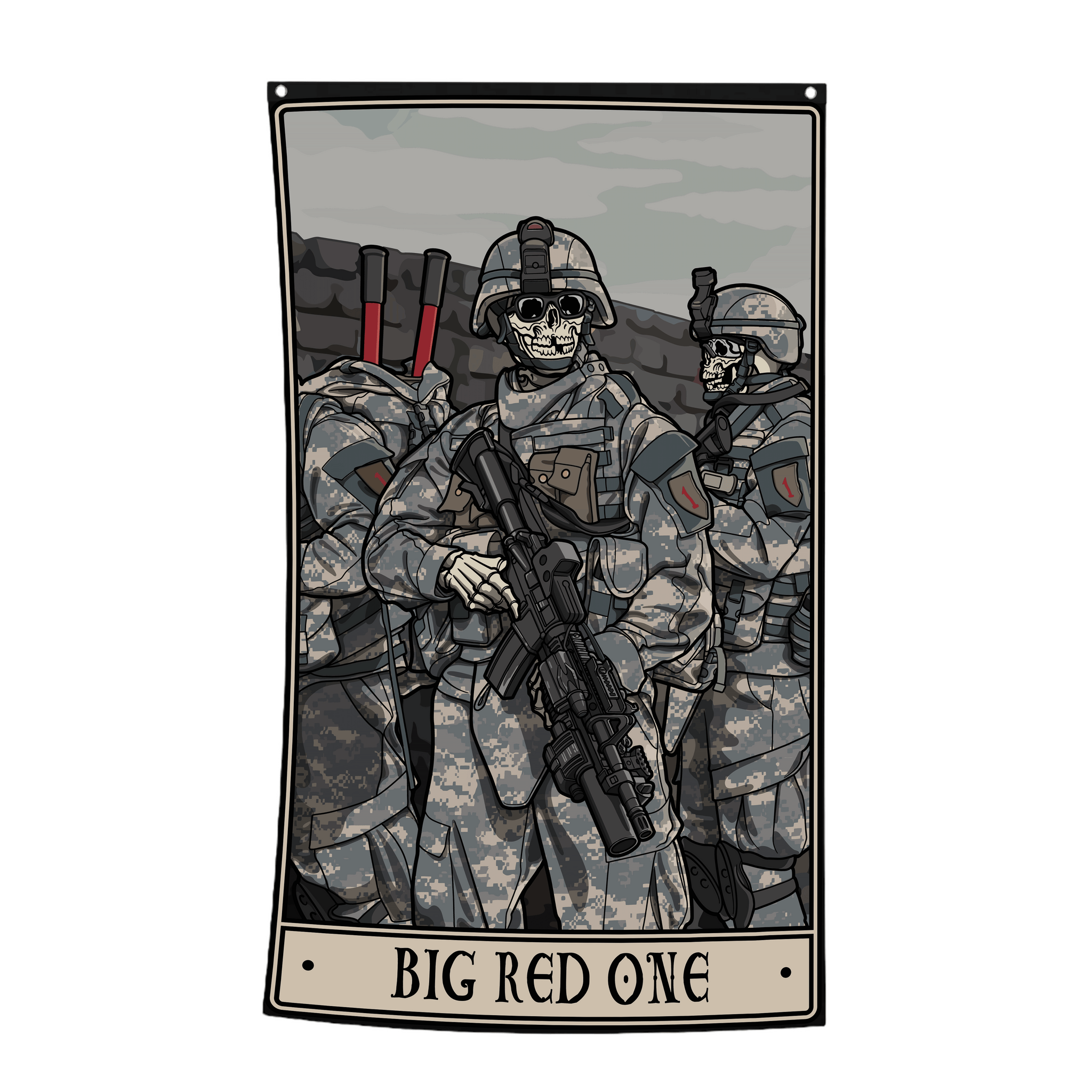 Big Red One Flag