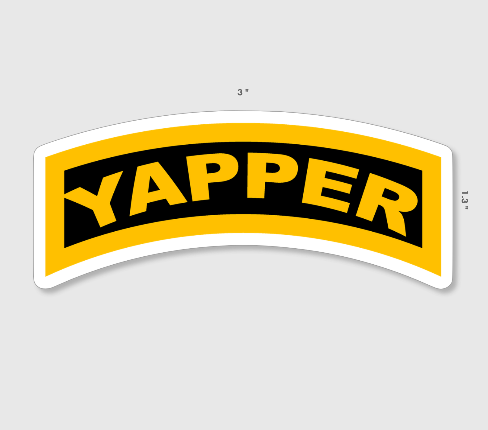 Yapper Yapper Sticker – pltdaddy