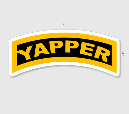 Yapper Sticker