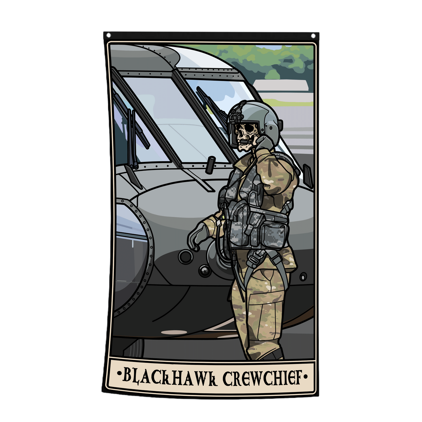 Blackhawk Crewchief Flag