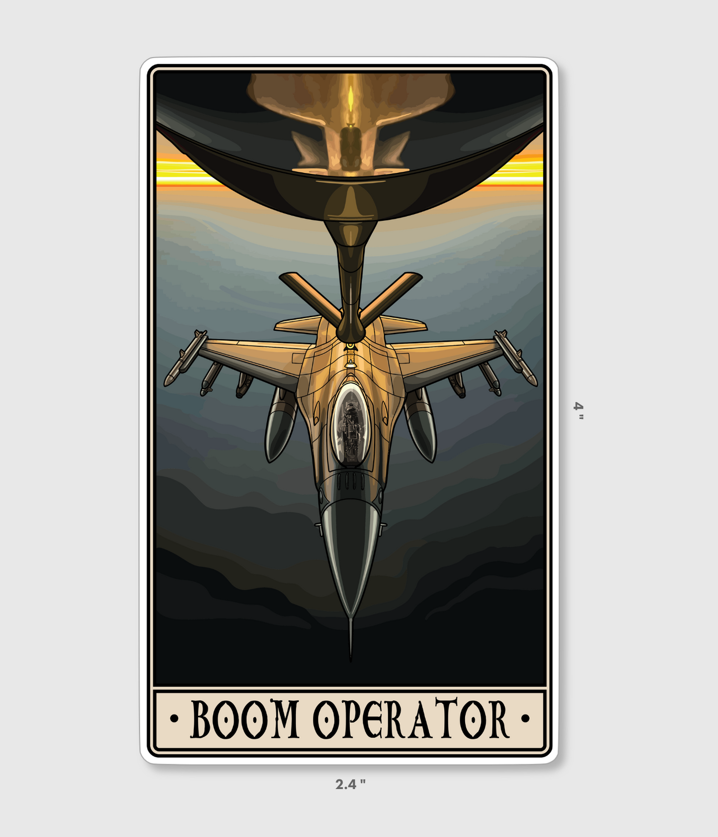 Boom Operator Sticker