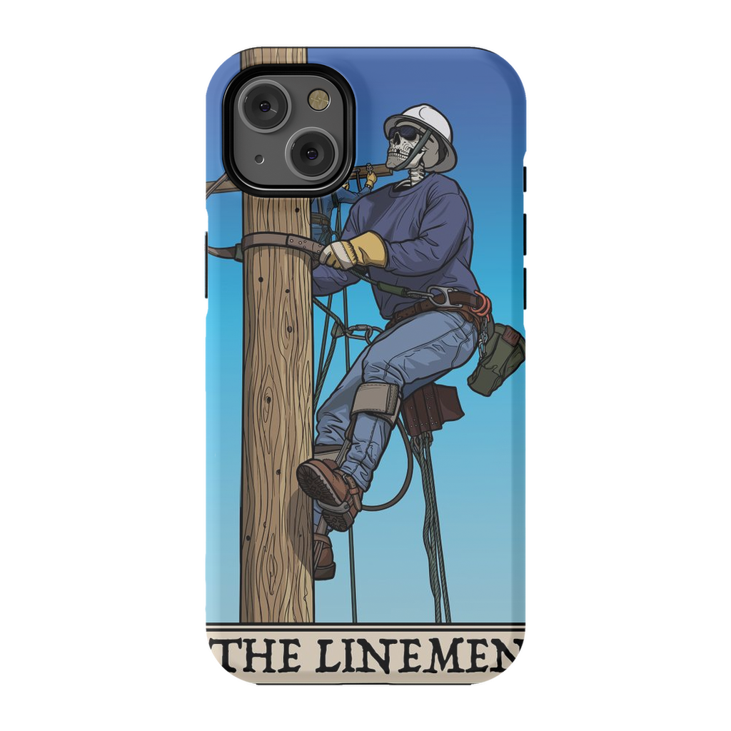Lineman Phone Case - Premium Glossy Tough Case / iPhone 14 Plus
