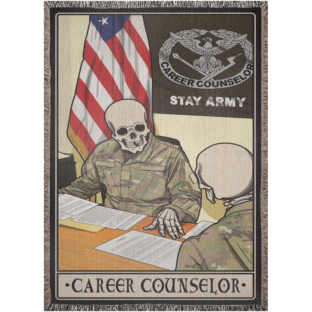 Career Counselor Woven Blanket