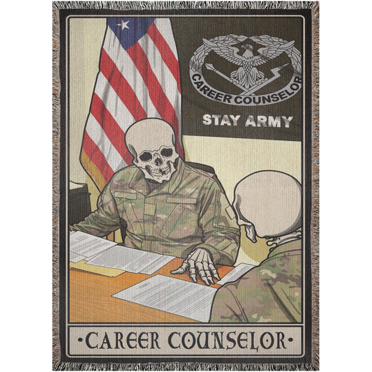 Career Counselor Woven Blanket