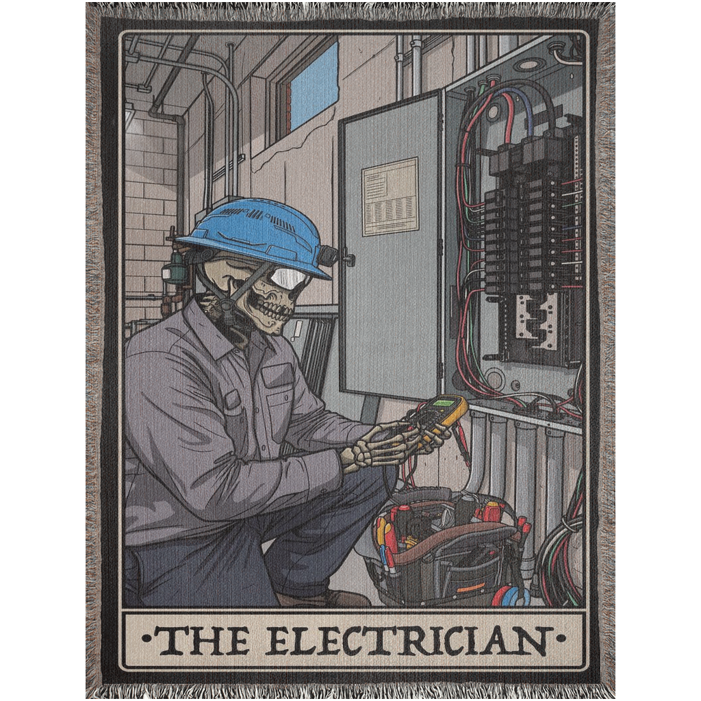 Electrician Woven Blanket