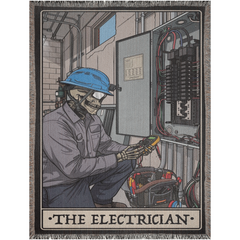 Electrician Woven Blanket