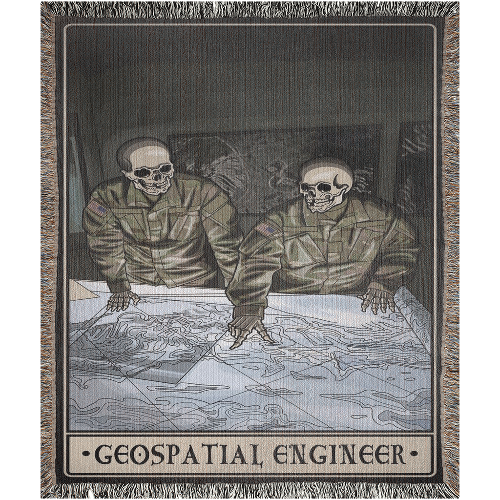 Geospatial Engineer Woven Blanket