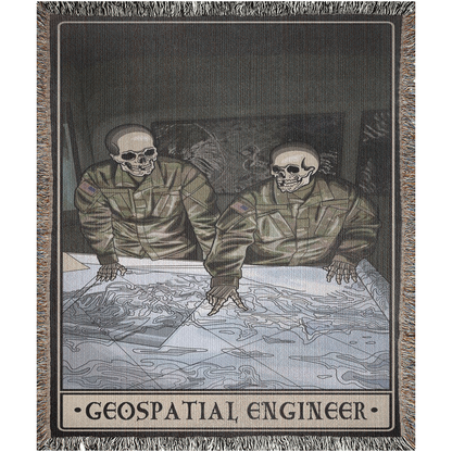 Geospatial Engineer Woven Blanket